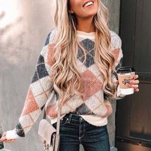ISO Argyle Sweater